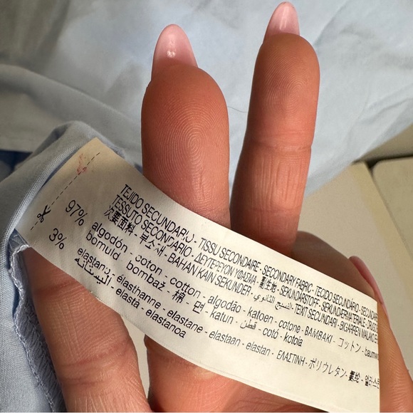 SOLD New! ZARA COMBINATION DRESS in Blue Size Small - Picture 12 of 13